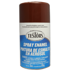 Testors Enamel Spray BROWN - SPRAY - Testors - ModelCars.com