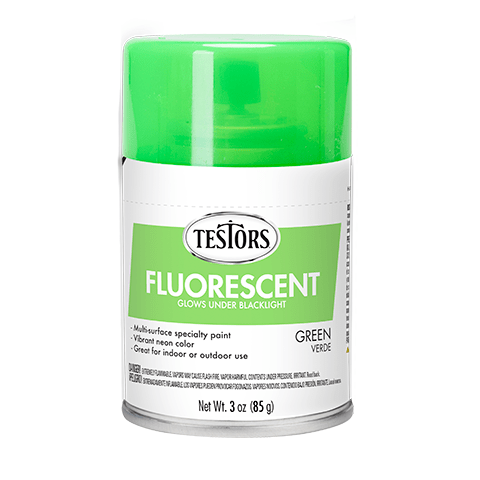 Testors Enamel Spray Fluorescent Green - Testors - ModelCars.com