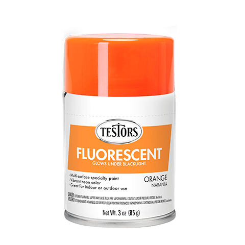 Testors Enamel Spray Fluorescent Orange - Testors - ModelCars.com