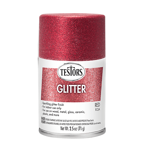 Testors Enamel Spray Red Glitter - Testors - ModelCars.com