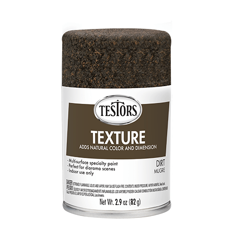 Testors Enamel Spray Texture Dirt - Testors - ModelCars.com