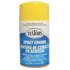 Testors Enamel Sprays Bug Yellow - Gloss - Testors - ModelCars.com