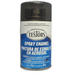 Testors Enamel Sprays Custom Black - Transparent - Testors - ModelCars.com