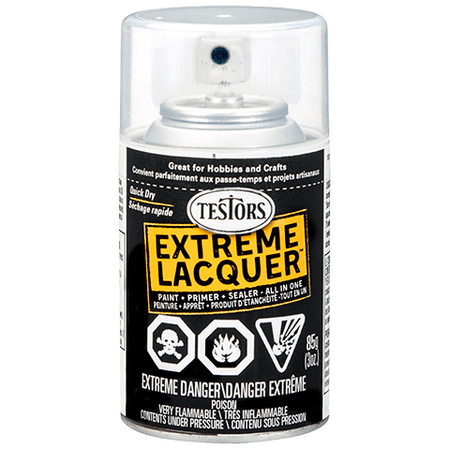 Testors EXTREME LACQUER SPRAY White Lightning - Gloss - Testors - ModelCars.com