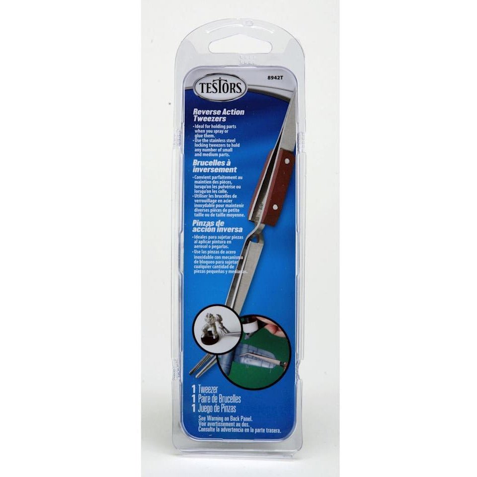 Testors Reverse Action Tweezers - Testors - ModelCars.com