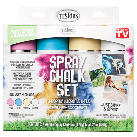 Testors SPRAY CHALK 4 COLOR Pastel Kit - Testors - ModelCars.com