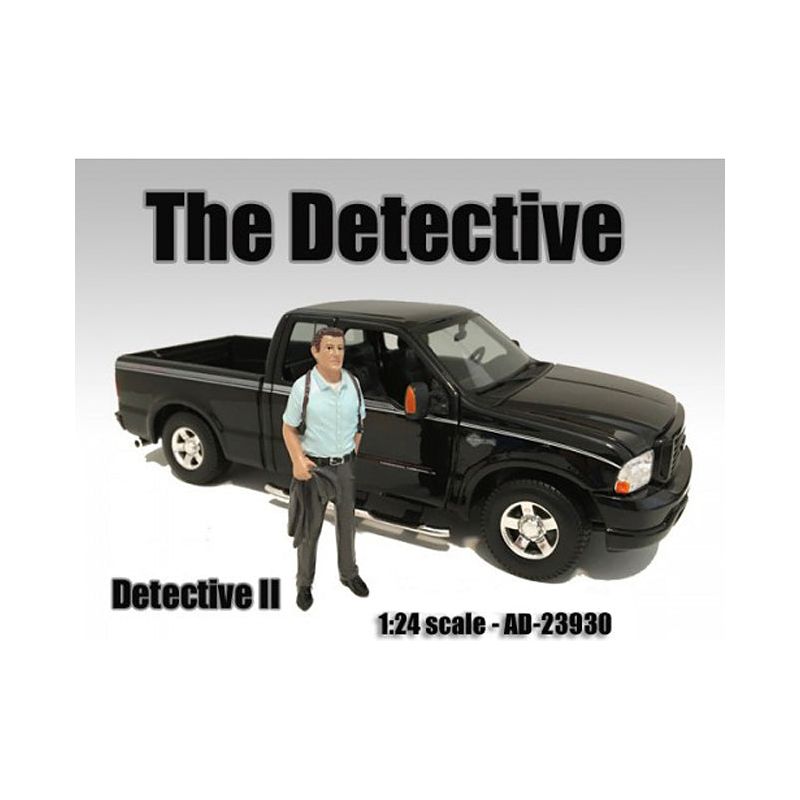 "The Detective 2" Figure For 1:24 Scale Models by American Diorama - American Diorama - ModelCars.com