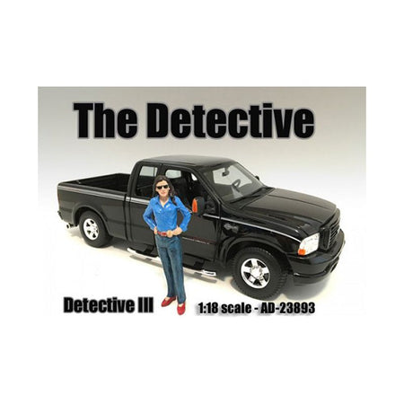 "The Detective 3" Figure For 1:18 Scale Models by American Diorama - American Diorama - ModelCars.com