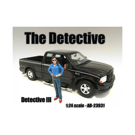 "The Detective 3" Figure For 1:24 Scale Models by American Diorama - American Diorama - ModelCars.com