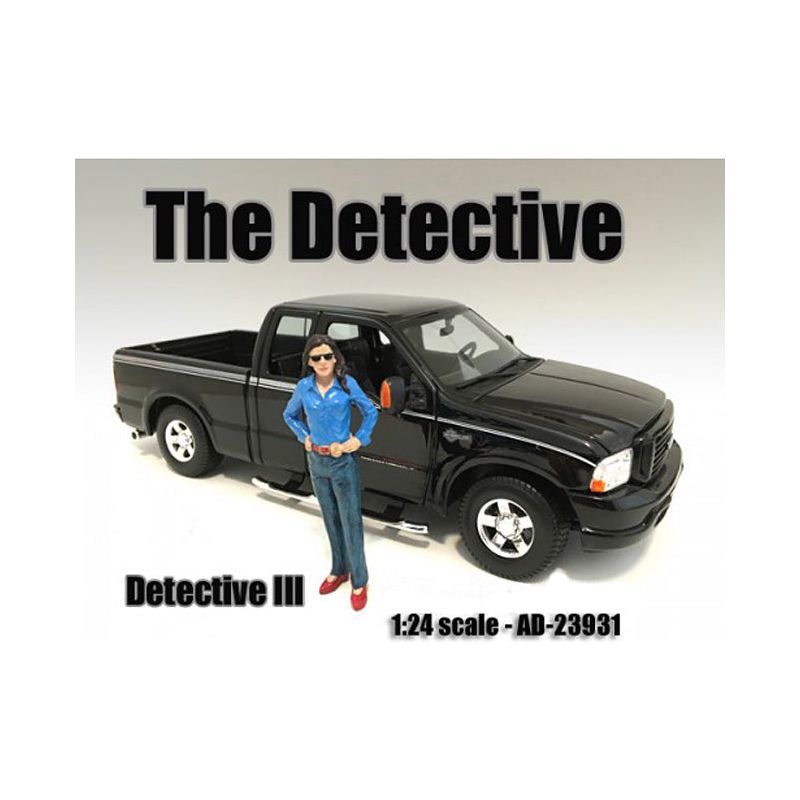 "The Detective 3" Figure For 1:24 Scale Models by American Diorama-American Diorama-ModelCars.com