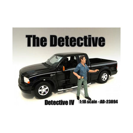 "The Detective 4" Figure For 1:18 Scale Models by American Diorama - American Diorama - ModelCars.com