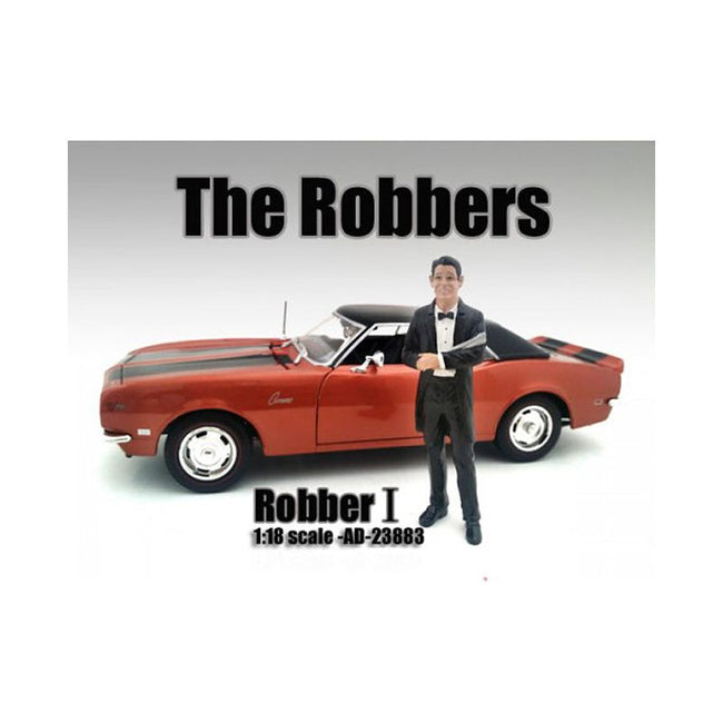 "The Robbers" Robber I Figure For 1:18 Scale Models by American Diorama-American Diorama-ModelCars.com