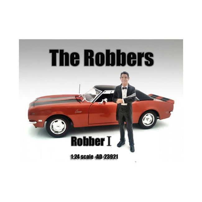 "The Robbers" Robber I Figure For 1:24 Scale Models by American Diorama-American Diorama-ModelCars.com
