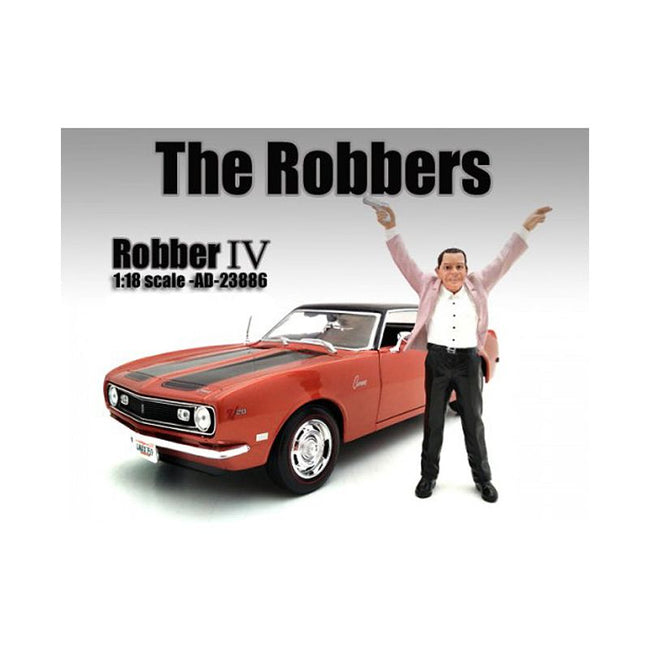 "The Robbers" Robber IV Figure For 1:18 Scale Models by American Diorama-American Diorama-ModelCars.com