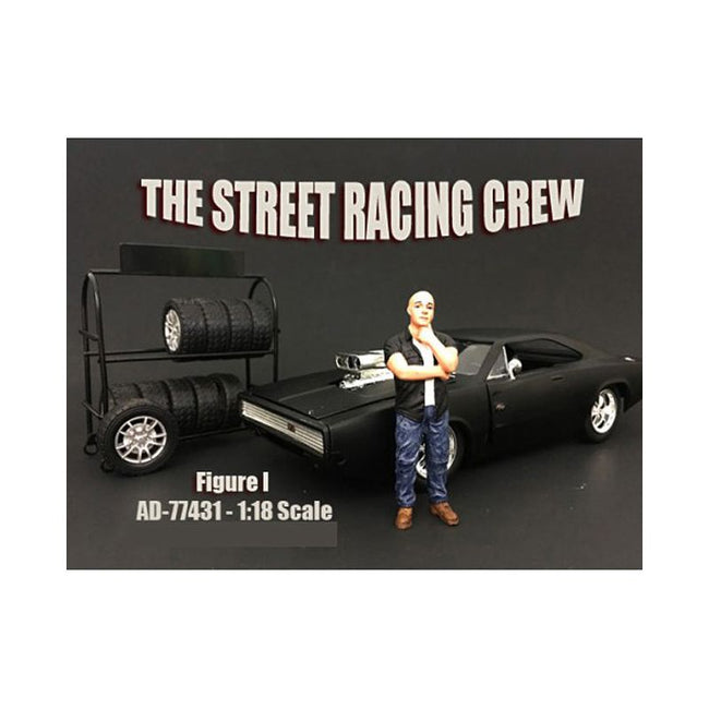 The Street Racing Crew Figure I For 1:18 Scale Models by American Diorama - American Diorama - ModelCars.com