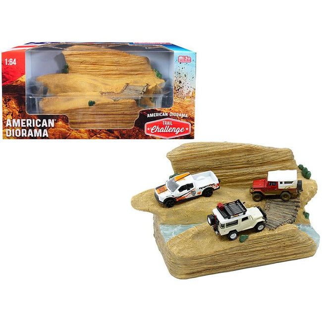 "Trail Challenge" Resin Diorama for 1/64 Scale Models by American Diorama-American Diorama-ModelCars.com