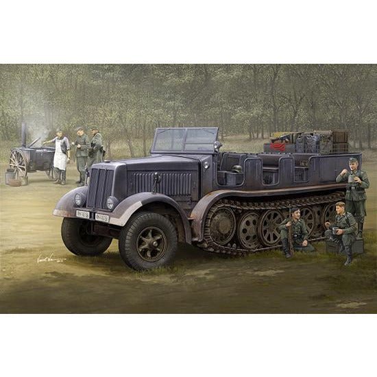 Trumpeter 1/35 Sd.Kfz.8 (DB9)Half-Track Artillery Tractor 09538-Trumpeter-ModelCars.com