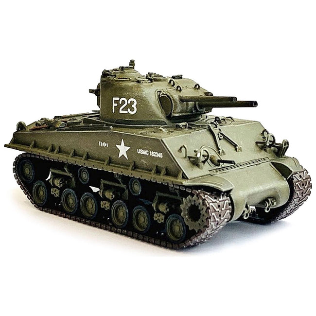 United States M4A3 HVSS POA-CWS-H5 Flamethrower Tank Olive Drab F-23 "US Marine Corps Korea" (1951) "NEO Dragon Armor" Series 1/72 Plastic Model by Dragon Models-Dragon Models-ModelCars.com