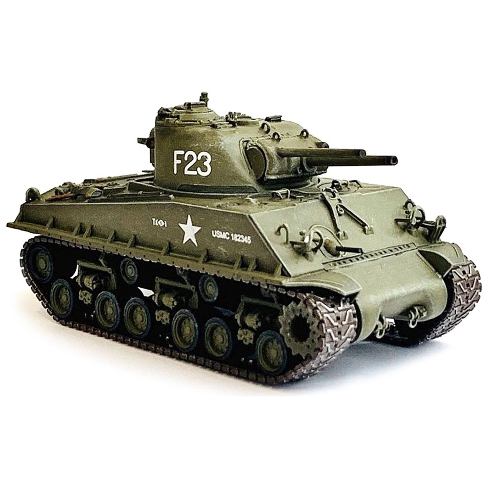 United States M4A3 HVSS POA - CWS - H5 Flamethrower Tank Olive Drab F - 23 "US Marine Corps Korea" (1951) "NEO Dragon Armor" Series 1/72 Plastic Model by Dragon Models - Dragon Models - ModelCars.com