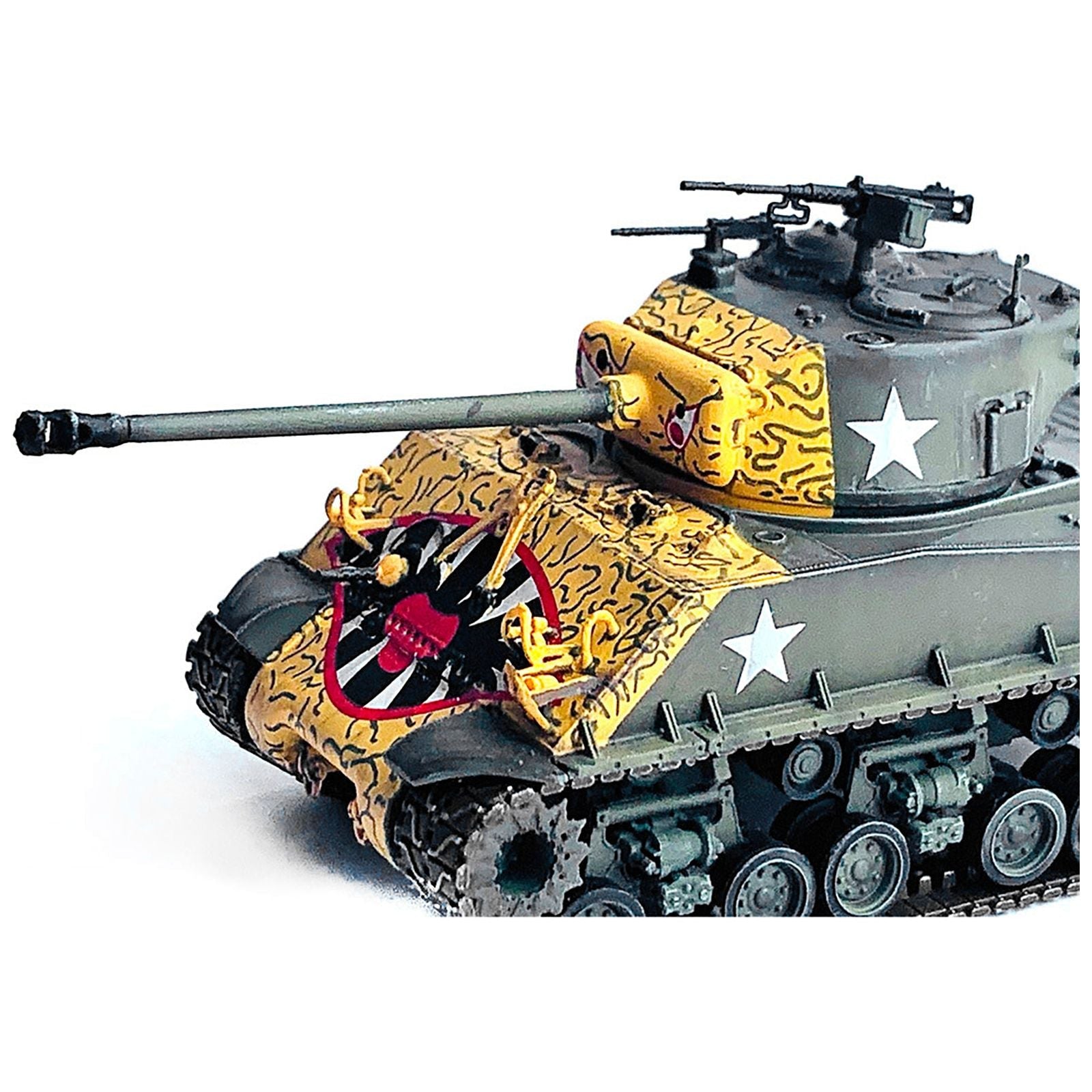 United States M4A3E8 Sherman "Tiger Face" Tank Olive Drab "25th Infantry Division Han River Korea" (1951) "NEO Dragon Armor" Series 1/72 Plastic Model by Dragon Models - Dragon Models - ModelCars.com