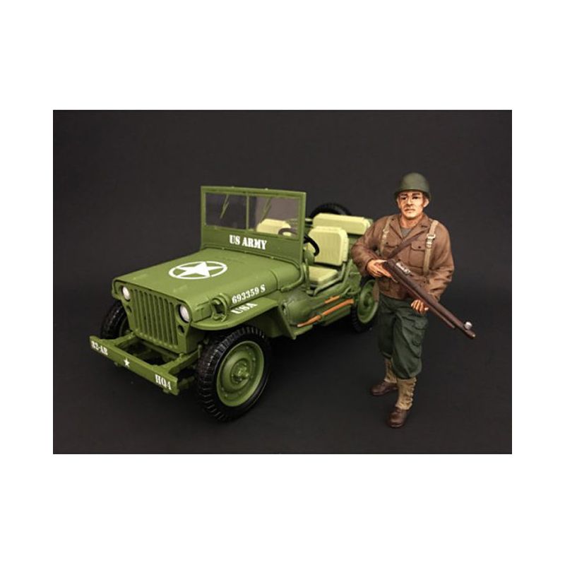 US Army WWII Figure II For 1:18 Scale Models by American Diorama - American Diorama - ModelCars.com