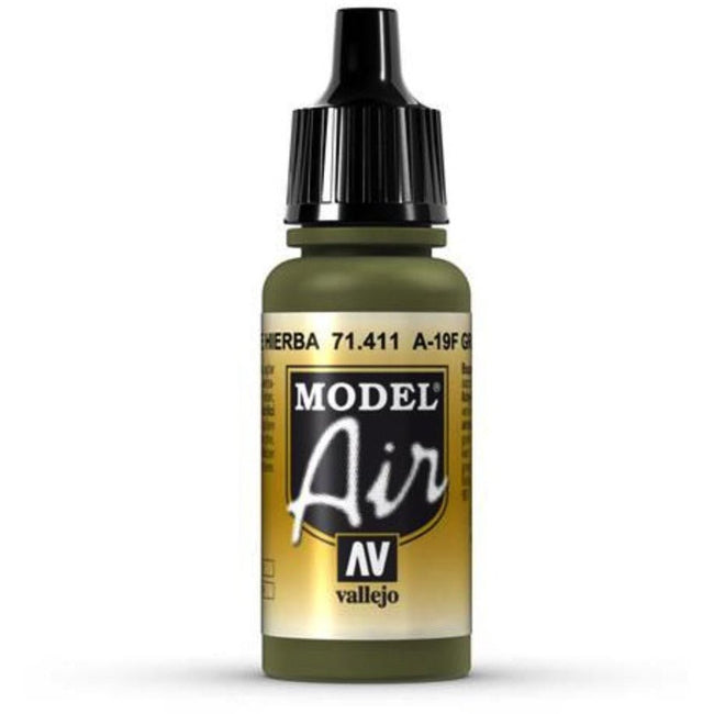 Vallejo Acrylics A - 19F Grass Green - Vallejo - ModelCars.com