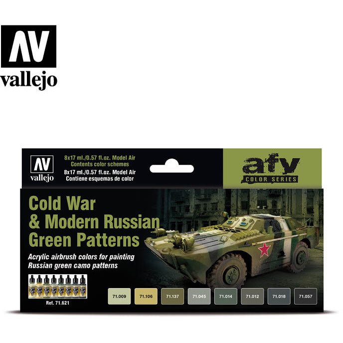 Vallejo AFV - Cold War & Modern Russian Green Patterns - Vallejo - ModelCars.com
