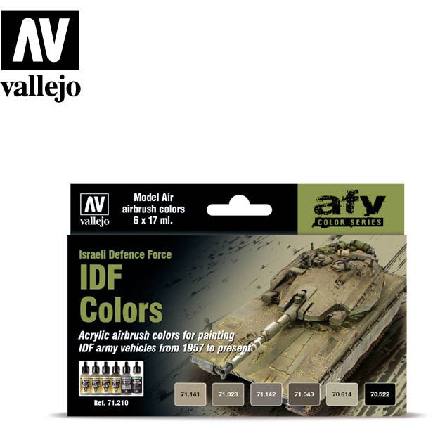 Vallejo AFV - IIDF Colors - Vallejo - ModelCars.com