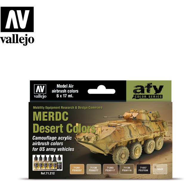 Vallejo AFV - MERDC Desert Colors - Vallejo - ModelCars.com