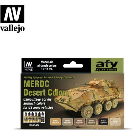 Vallejo AFV - MERDC Desert Colors - Vallejo - ModelCars.com