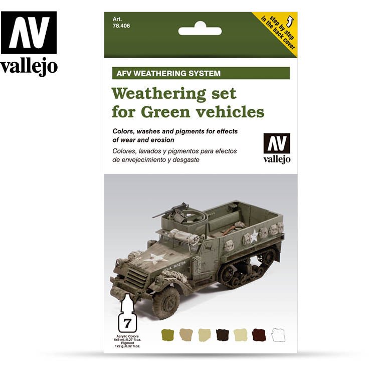 Vallejo AFV - Weathering for Green vehicles - Vallejo - ModelCars.com