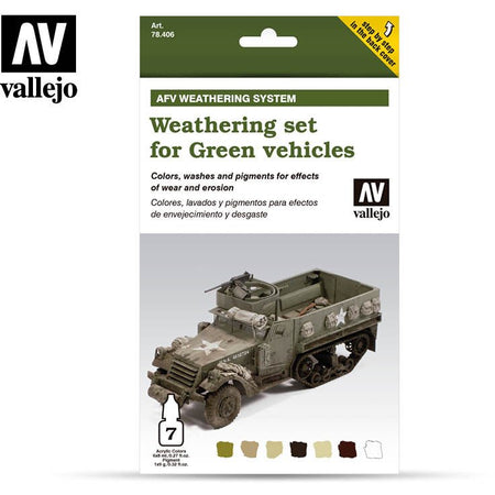 Vallejo AFV - Weathering for Green vehicles - Vallejo - ModelCars.com