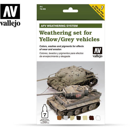 Vallejo AFV - Weathering for Yellow/Grey vehicles 78405 - Vallejo - ModelCars.com