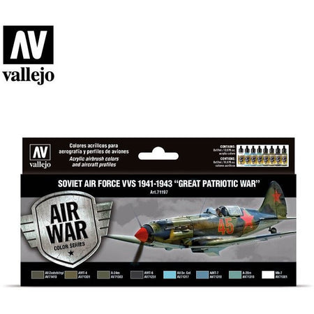 Vallejo Air War - Soviet Air Force VVS 1941 to 1943 'Great Patriotic War ½ - Vallejo - ModelCars.com
