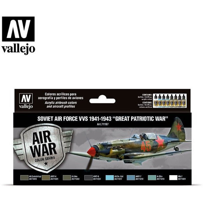 Vallejo Air War - Soviet Air Force VVS 1941 to 1943 'Great Patriotic War ½ - Vallejo - ModelCars.com