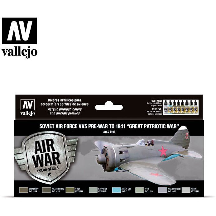 Vallejo Air War - Soviet Air Force VVS pre - war to 1941 'Great Patriotic War" - Vallejo - ModelCars.com