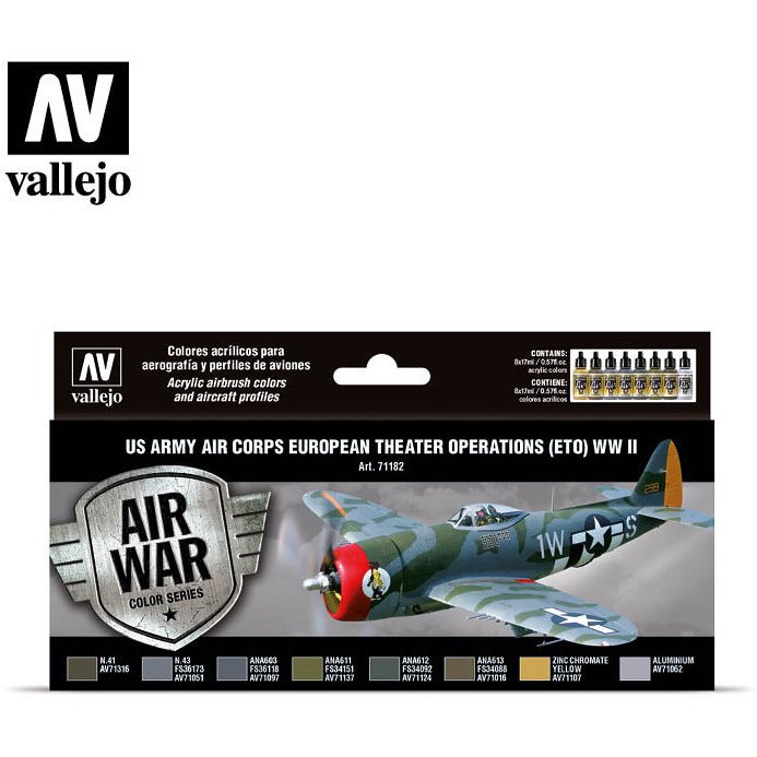 Vallejo Air War - US Army Air Corps European Theater Operations (ETO) WWII - Vallejo - ModelCars.com