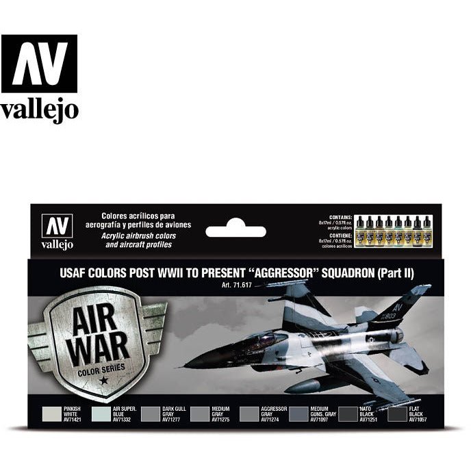 Vallejo Air War - USAF colors post WWII to present 'Aggressor ½ Squadron (Part II) - Vallejo - ModelCars.com