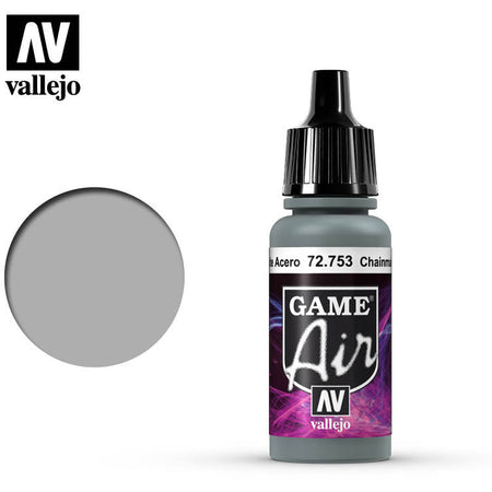 Vallejo Game Air color Chainmail Silver 72753 for airbrushing - Vallejo - ModelCars.com