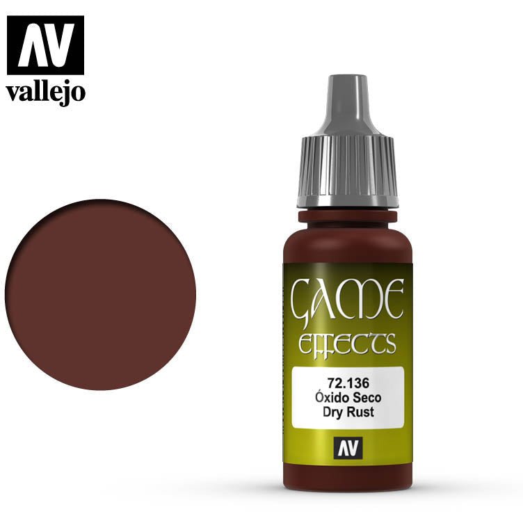 Vallejo Game Color Dry Rust 72136 for painting miniatures - Vallejo - ModelCars.com