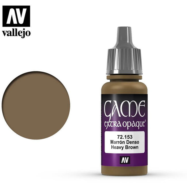Vallejo Game Color Heavy Brown 72153 for painting miniatures - Vallejo - ModelCars.com