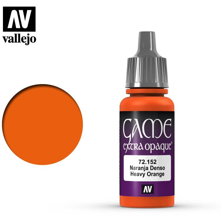 Vallejo Game Color Heavy Orange 72152 for painting miniatures - Vallejo - ModelCars.com
