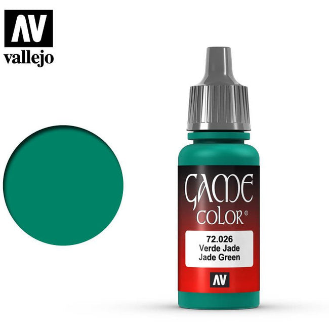Vallejo Game Color Jade Green 72026 for painting miniatures - Vallejo - ModelCars.com