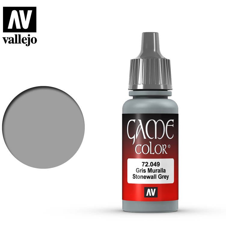 Vallejo Game Color Stonewall Grey 72049 for painting miniatures - Vallejo - ModelCars.com