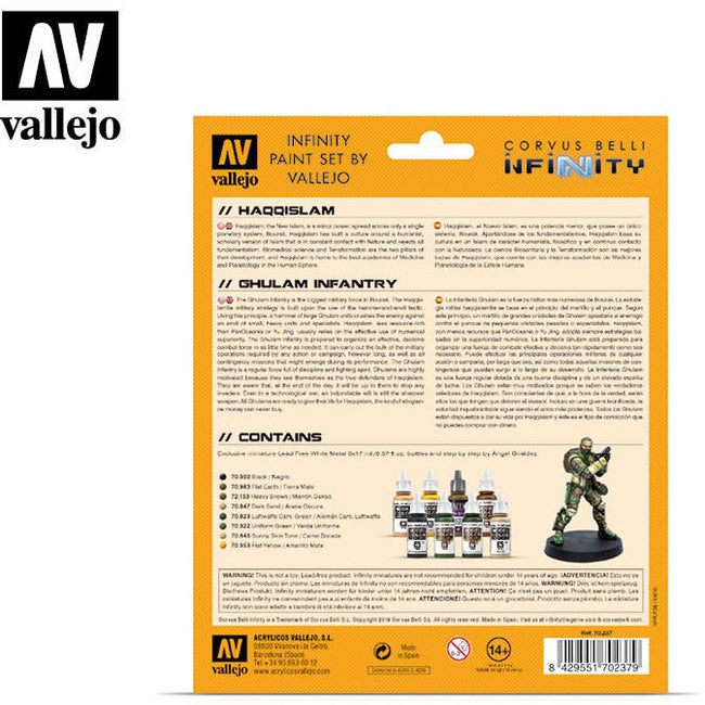 Vallejo Haqqislam. Infinity Paint Set - Vallejo - ModelCars.com