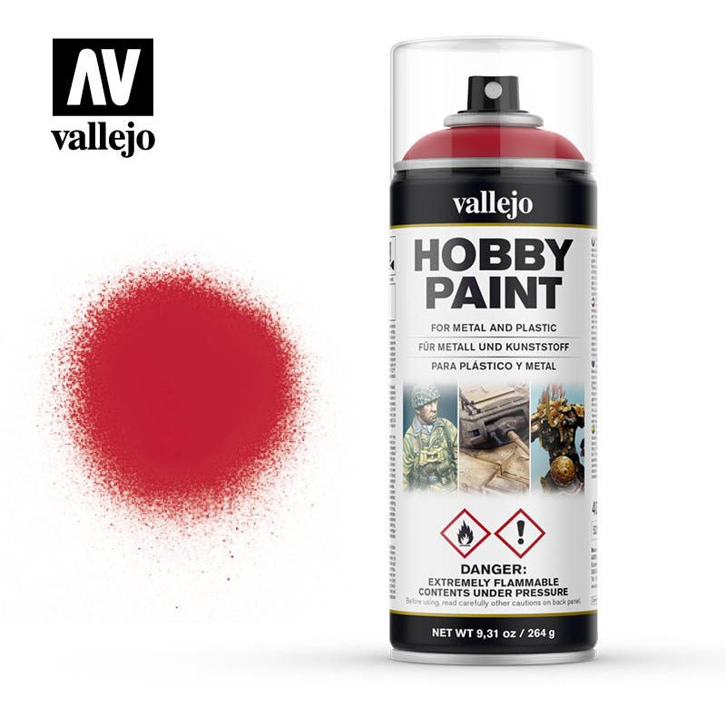 Vallejo Hobby Paint Spray - Bloody Red - Vallejo - ModelCars.com