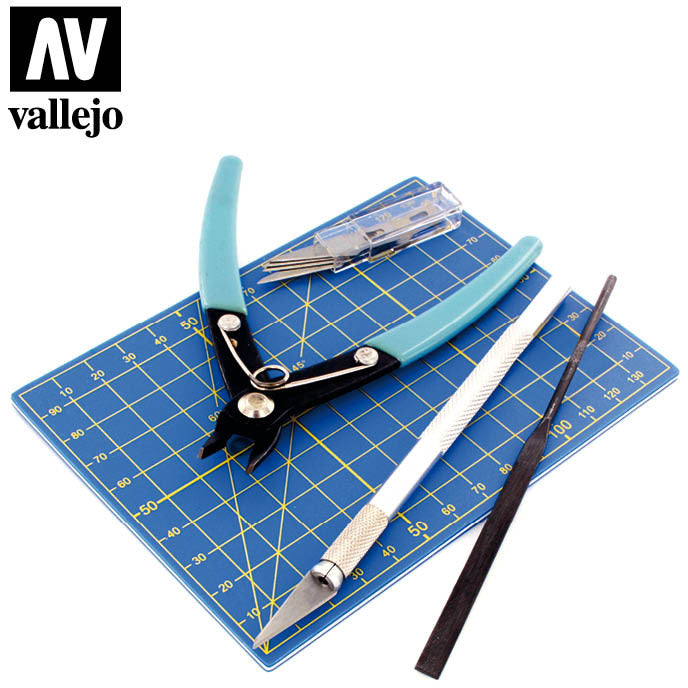 Vallejo Hobby Tools - Plastic Modeling Tool Set