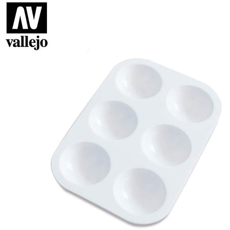 Vallejo hobby tools plastic palette 13x9cm HS120