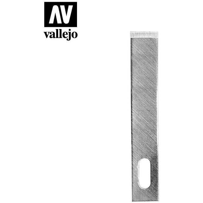 Vallejo Hobby Tools - Set of 5 Blades - #17 Chisel blades