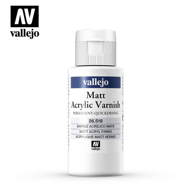 Vallejo Matt Acrylic Varnish permanent, quick drying, by Vallejo.-Vallejo-ModelCars.com
